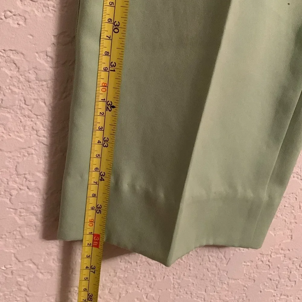 Alia Light Women’s Green Elastic Waist High Rise Pockets Size 12P